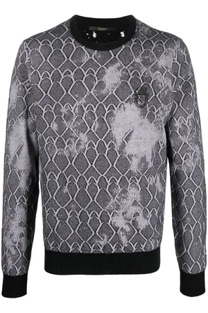 BILLIONAIRE Distressed knitted jumper