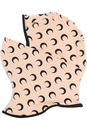Marine Serre Men Hats - Moon print balaclava - Neutrals