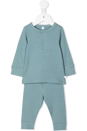 Mori Pajamas - Ribbed knit pajamas - Blue