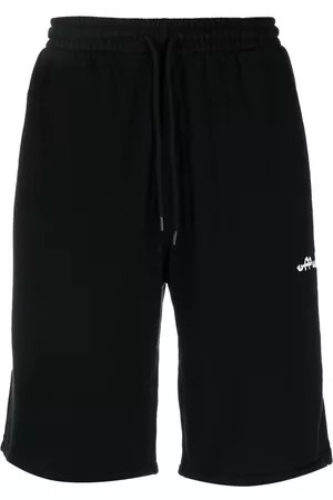 OFF-WHITE Men Sports Shorts - Arrow-print track shorts - Black