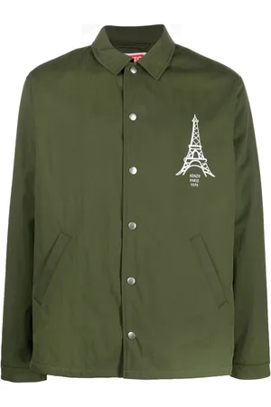Kenzo Chest logo-print shirt jacket