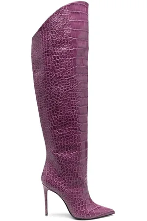 Giuliano Galiano Crocodile-effect 110mm boots
