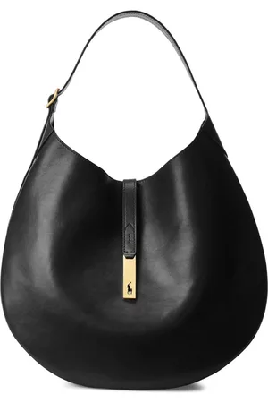 Ralph Lauren Women Shoulder Bags - Leather shoulder bag - Black