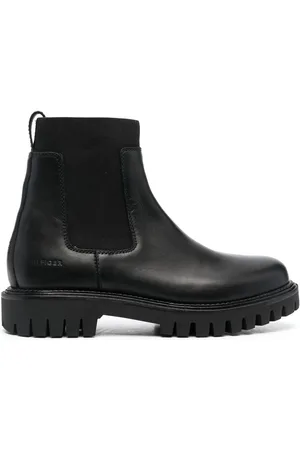 Tommy Hilfiger Lug-sole leather Chelsea boots