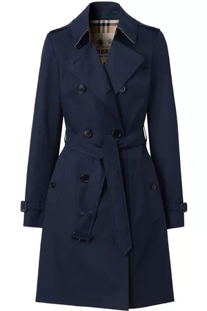Burberry Women Trench Coats - The Mid-length Chelsea Heritage trench coat - Blue