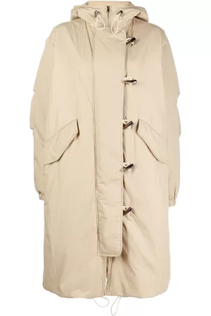 Marant Etoile Hooded duffle coat - Neutrals