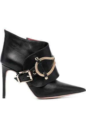 HARDOT Chain-link trim ankle boots
