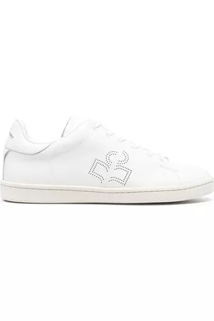 Isabel Marant Barth leather lace-up sneakers - White