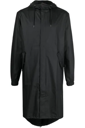 Rains Zip-up hooded raincoat