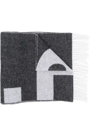 A.P.C. Logo-knit scarf
