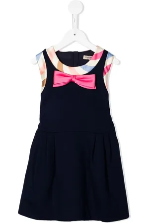 HUCKLEBONES LONDON Bow-detail sleeveless dress