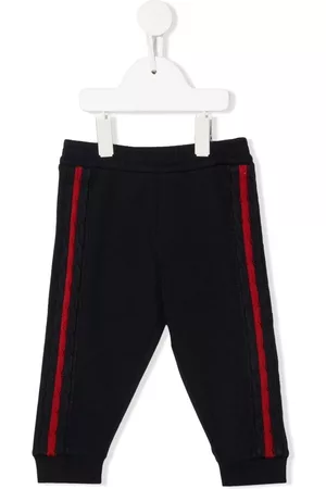 Moncler Sports Pants - Logo-patch tracksuit bottoms - Blue
