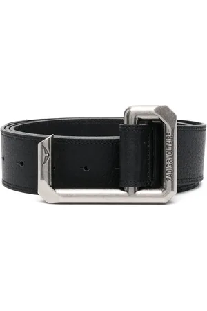 Zadig & Voltaire Logo buckle belt