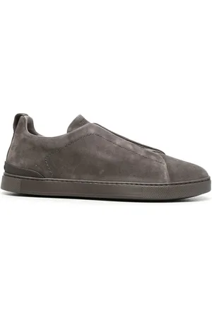 Ermenegildo Zegna Lo-top suede sneakers