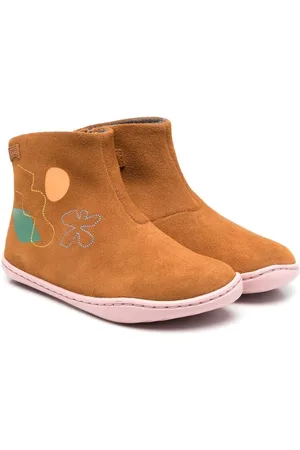 Camper Side embroidered-detail boots