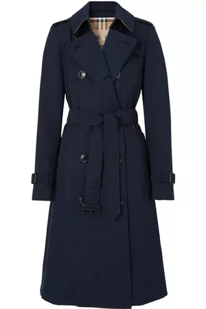 Burberry Women Trench Coats - Chelsea Heritage double-breasted trench coat - COAL BLUE