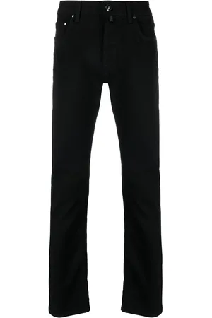 Jacob Cohen Logo-patch slim-cut jeans