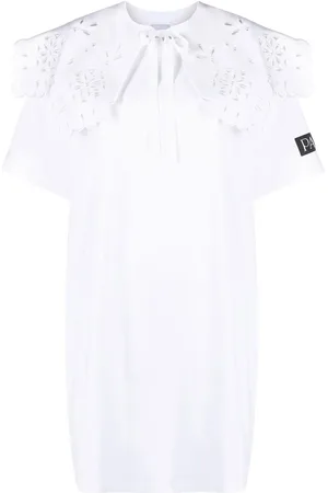 Patou Detachable collar T-shirt dress