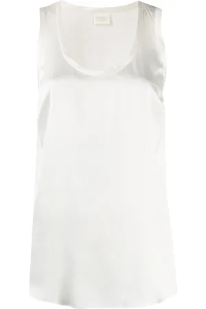 Brunello Cucinelli Scoop neck sleeveless top