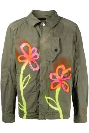 Stain Shade Floral button-down jacket