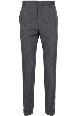 Paul Smith Pressed-crease wool-blend tailored trousers