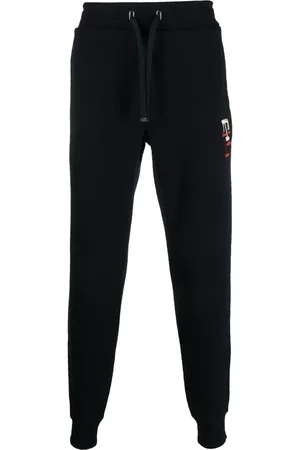 Tommy Hilfiger Embroidered-logo drawstring joggers