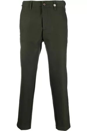 MYTHS Men Skinny Pants - Slim-leg trousers - Green
