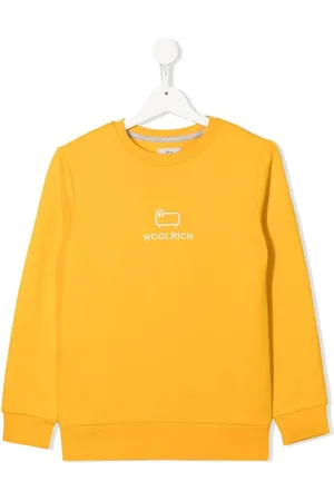 Woolrich Embroidered-logo crew neck sweatshirt