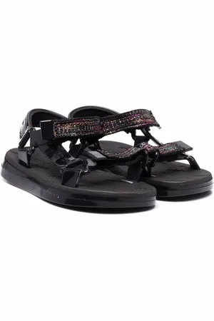 Melissa Metallic touch-strap sandals