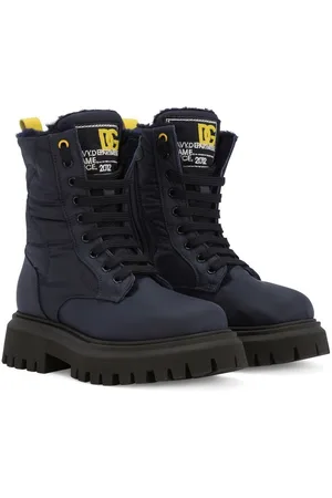 Dolce & Gabbana Lace-up cargo ankle boots
