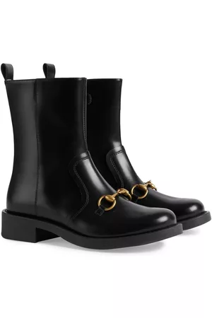 Gucci Ankle Boots - Horsebit-detail ankle boots - Black