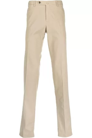 PT Torino Men Chinos - Mid-rise slim-cut chinos - Neutrals