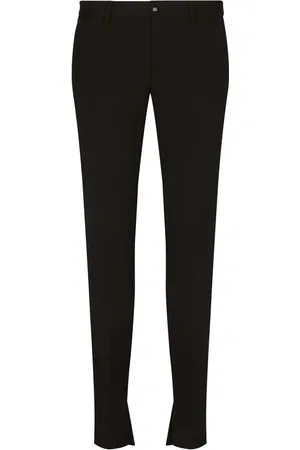 Dolce & Gabbana Logo-button skinny trousers