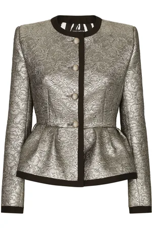 Dolce & Gabbana Peplum-hem brocade jacket