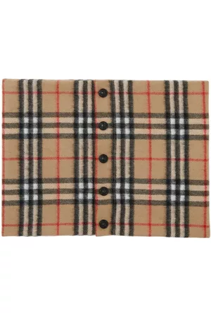Burberry Vintage Check-pattern cashmere scarf - Brown