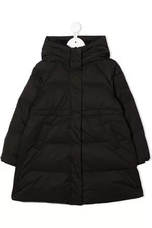 MONNALISA Puffer Jackets - Quilted-finish down coat - Black
