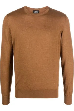 Ermenegildo Zegna Crew neck cashmere-silk jumper