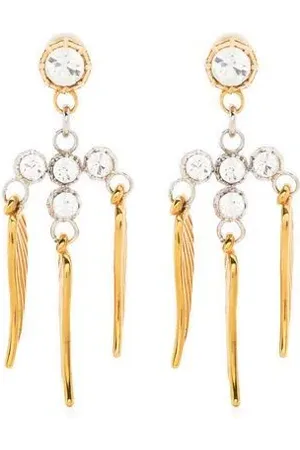 Zadig & Voltaire Wing-detail drop earrings