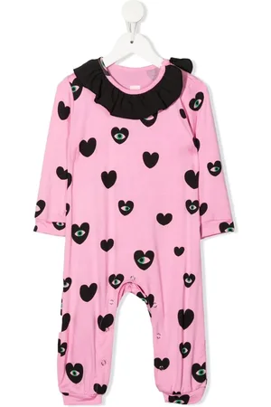 Wauw Capow by Bangbang Amelia heart-print romper