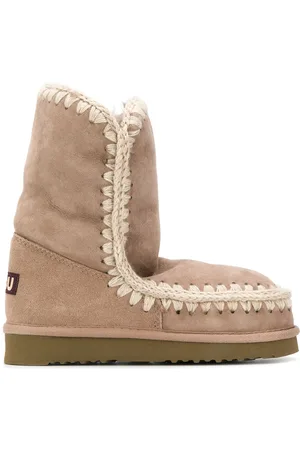 Mou Shearling-lined suede eskimo boots