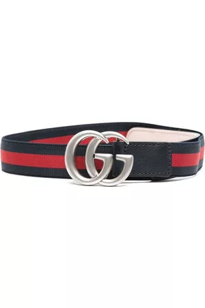 Gucci Belts - GG-buckle elasticated belt - Blue