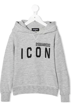 Dsquared2 Boys Hoodies - Logo-print hoodie - Grey