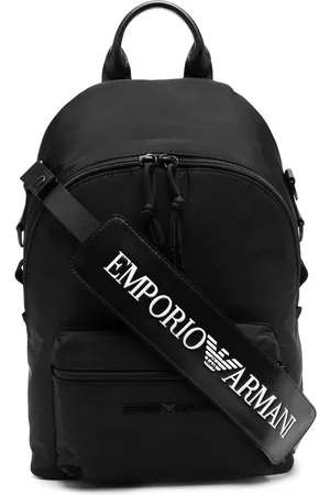 Emporio Armani Men Rucksacks - Multi-pocket backpack - Black