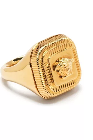 VERSACE Men Signet Rings - Medusa-stamp signet ring - Gold