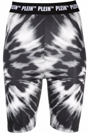 Philipp Plein Tie dye-print cycling shorts