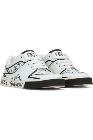 Dolce & Gabbana Graffiti-print low-top sneakers