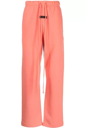 FEAR OF GOD Logo-patch drawstring track pants - Pink
