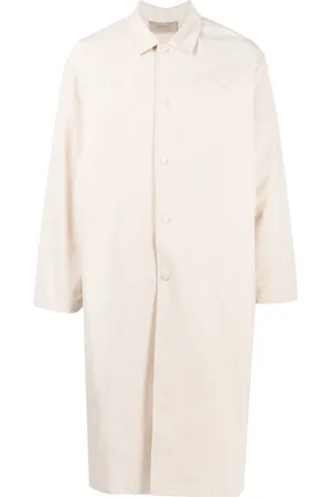 FEAR OF GOD Spread-collar buttoned trench coat