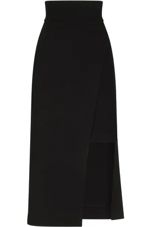Dolce & Gabbana Asymmetric jersey midi skirt