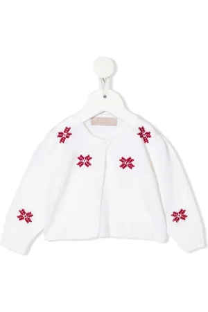 LA STUPENDERIA Floral knit cardigan